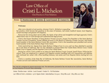 Tablet Screenshot of michelonlaw.com